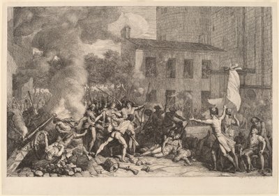 Toma de la Bastilla, el 14 de julio de 1789 de Charles Thevenin