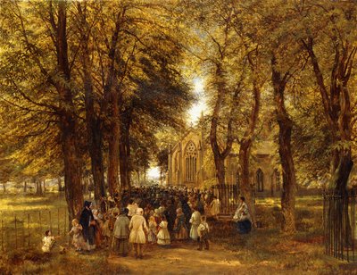 Una boda campestre de Charles Thomas Burt