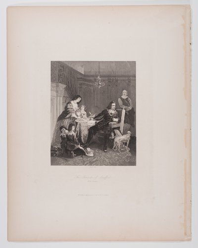 La condena de Strafford, después de Leutze de Charles Thomas Burt