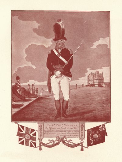 Retrato de uniforme inscrito por el propietario, 1780-1820, 1909 de Charles Tomkins