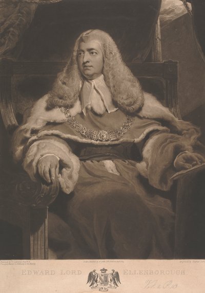 Edward Law, 1er Barón de Ellenborough de Charles Turner