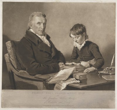 Francis Noel Clark Mundy y su nieto, William de Charles Turner