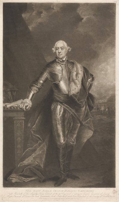 George, primer marqués de Townshend de Charles Turner