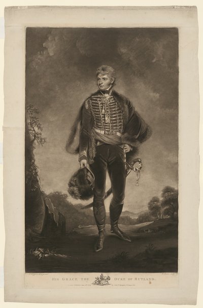 Su Gracia el Duque de Rutland de Charles Turner