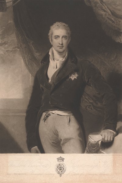 Lord Vizconde Castlereagh de Charles Turner