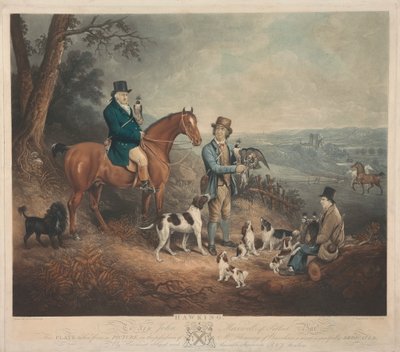 Malcolm Fleming de Barochan 1745-1811. Hawking... de Charles Turner