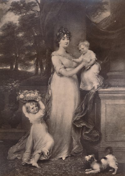 Maria Scott-Waring y sus hijas, c1804-1894 de Charles Turner