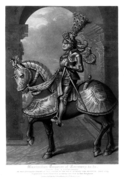 Maximiliano I, emperador del Sacro Imperio Romano, 1816 de Charles Turner