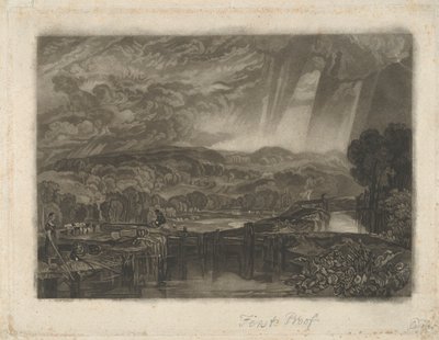 More Park, cerca de Watford, en el río Colne de Charles Turner