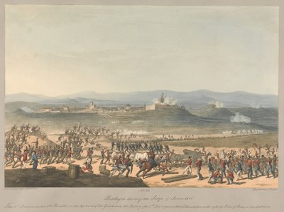N.º 12: Badajoz durante el asedio de junio de 1811 de Charles Turner