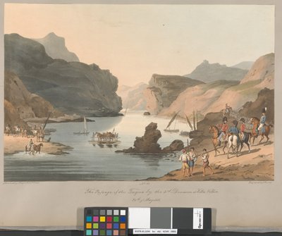 N.º 11: El cruce del Tajo por la 3.ª División en Villa Velha, 20 de mayo de 1811 de Charles Turner