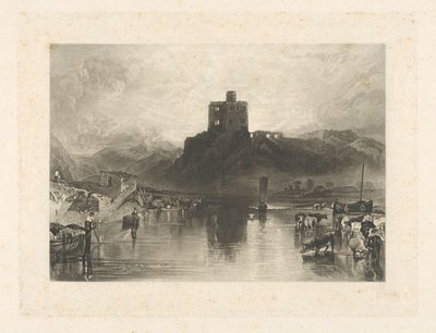 Castillo de Norham, en el río Tweed de Charles Turner