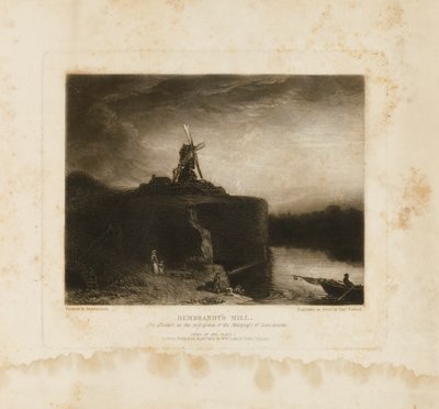 Molino de Rembrandt de Charles Turner