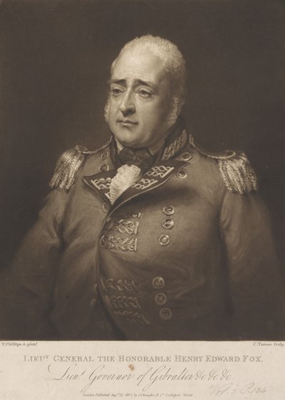 El Honorable Teniente General Henry Edward Fox de Charles Turner