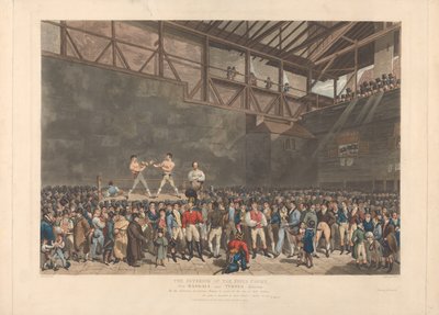 El interior de la pista de «Fives», con Randall y Turner entrenando de Charles Turner