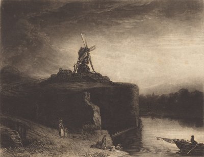El molino, publicado en 1823 de Charles Turner