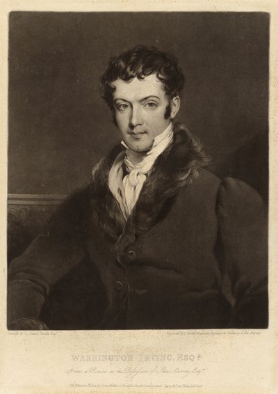Washington Irving de Charles Turner