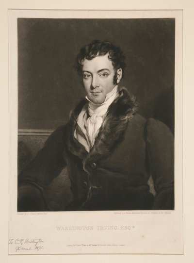 Washington Irving, Esq.r. de Charles Turner