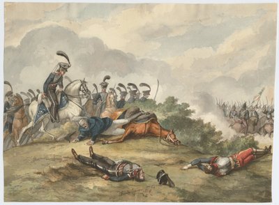 Mariscal Blücher en la batalla de Ligny el 16 de junio de 1815, 1818 de Charles Turner Warren