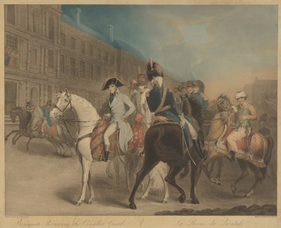 Bonaparte revisando la Guardia Consular (La Revue du Quintidi) de Charles Turner after John James Masquerier