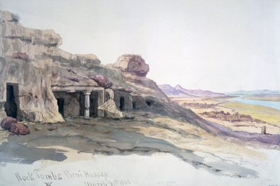 Tumbas rupestres de Beni Hussan de Charles Vacher