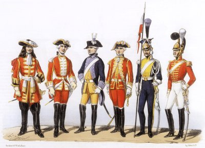 Uniformes del ejército francés: Caballos ligeros de Charles Vernier