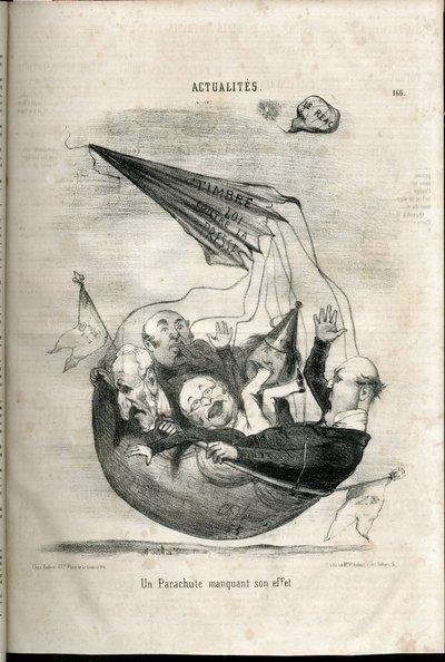 Ilustración de Charles Vernier (? -1887) en Le Charivari de Charles Vernier