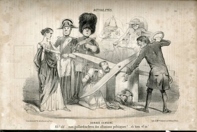 Ilustración de Charles Vernier en Le Charivari de Charles Vernier