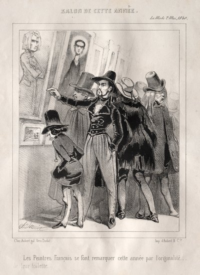 Los pintores franceses se destacan este año por la originalidad de su vestimenta de Charles Vernier