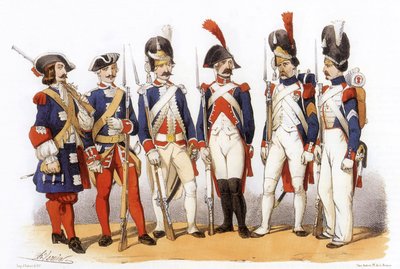 Uniformes en el ejército francés: Cuerpos especiales: Siglos 17-18-19 de Charles Vernier