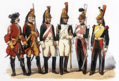 Uniformes del ejército francés: Dragones de Charles Vernier