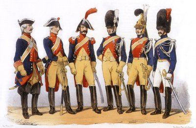 Uniformes del ejército francés: Gendarmes de Charles Vernier