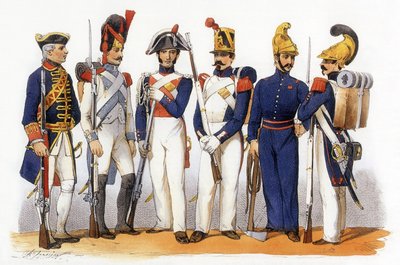 Uniformes del ejército francés: Fuerzas Especiales de la Ciudad de París (caballería) de Charles Vernier