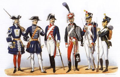 Uniformes del ejército francés: Guardias Especiales de Charles Vernier