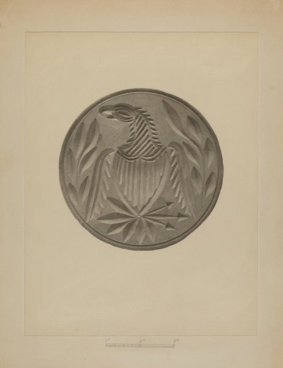 Sello de Mantequilla Alemán de Pensilvania de Charles Von Urban