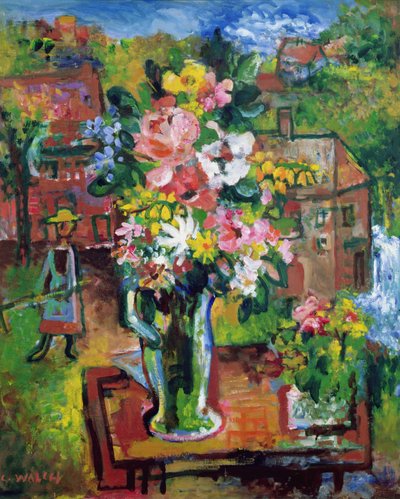 El pequeño jardín (óleo sobre lienzo) de Charles Walch