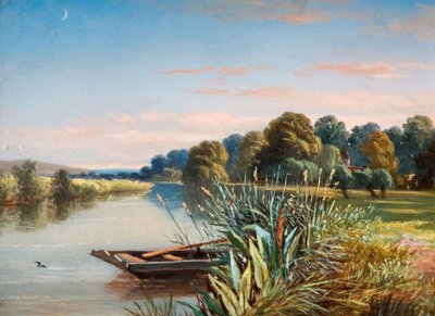 Escena del río, 1880 de Charles Walter Radclyffe