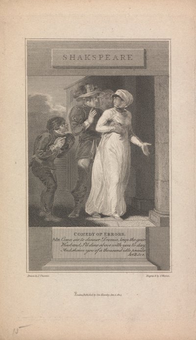 Comedia de los Errores, Acto II Sc. 2 de Charles Warren