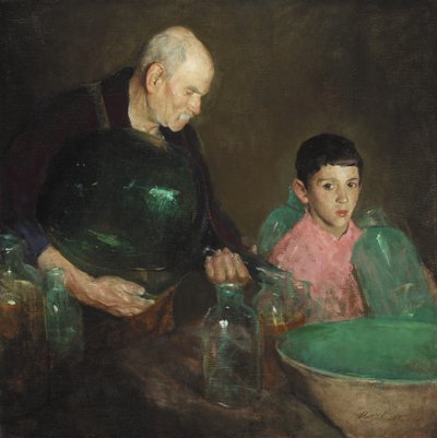 Refinando petróleo de Charles Webster Hawthorne