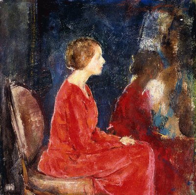El Vestido Rojo de Charles Webster Hawthorne