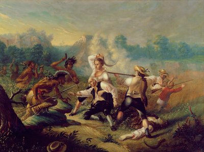 Masacre en el Valle de Wyoming de Charles Weimar