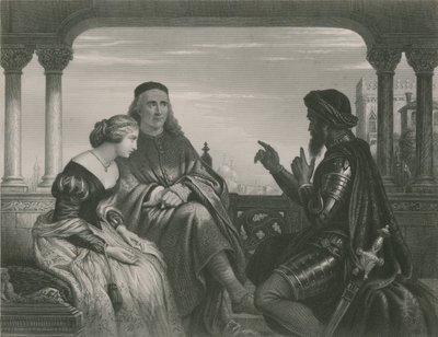 Otelo Relatando sus Aventuras, Otelo de Charles West Cope