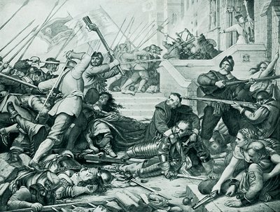 La defensa de Basing House de Charles West Cope