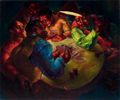 Jugadoras de cartas de Charles White