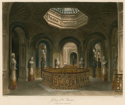 Galería de la escalera, Carlton House, Londres de Charles Wild