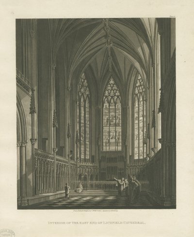 Interior de la Catedral de Lichfield - Capilla de la Virgen de Charles Wild