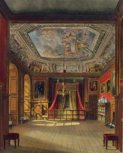 Cama de la Reina Ana, Castillo de Windsor, de 