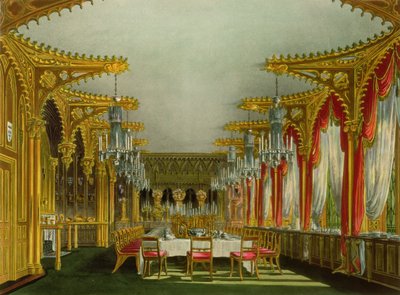El comedor gótico en Carlton House de 