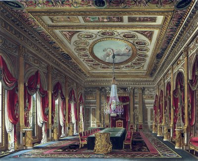 La sala del trono, Carlton House, de 