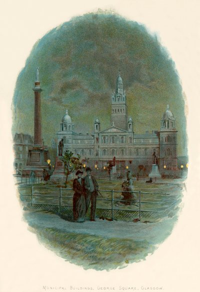 Edificios municipales, George Square, Glasgow de Charles Wilkinson